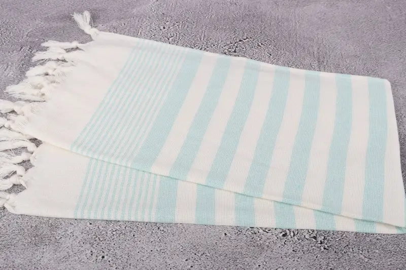 Monogram Hand Towel, Custom Tea Towel, Bridal Shower Favors, Custom Hand Towel, Holiday Towel, Bridesmaid Gifts, 36x18 Cotton Striped Terry Towel - 6