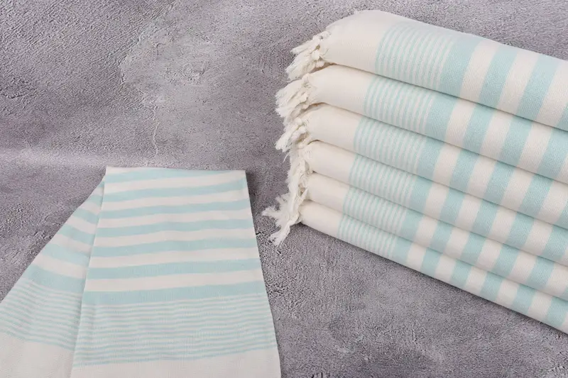 Monogram Hand Towel, Custom Tea Towel, Bridal Shower Favors, Custom Hand Towel, Holiday Towel, Bridesmaid Gifts, 36x18 Cotton Striped Terry Towel - 2