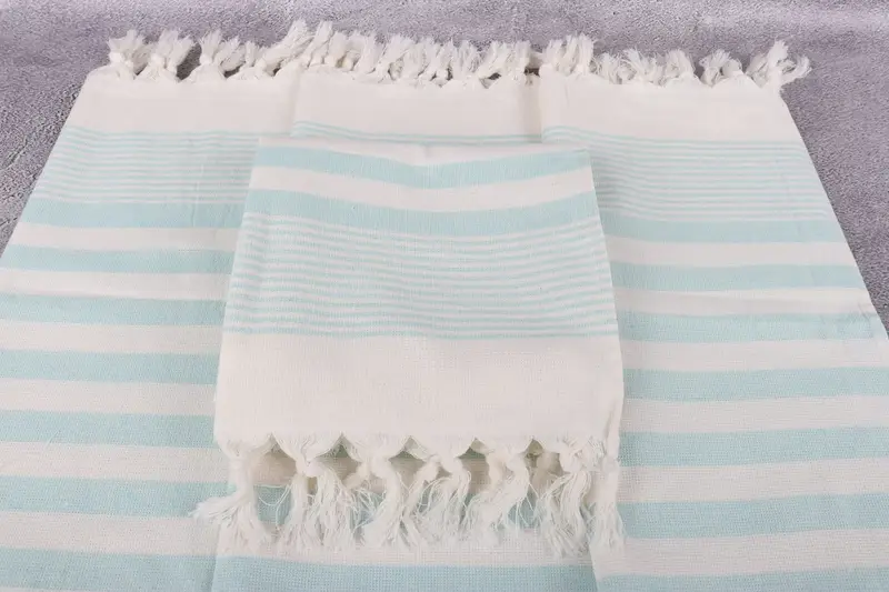 Monogram Hand Towel, Custom Tea Towel, Bridal Shower Favors, Custom Hand Towel, Holiday Towel, Bridesmaid Gifts, 36x18 Cotton Striped Terry Towel - 4