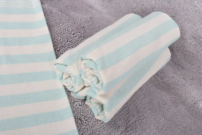 Monogram Hand Towel, Custom Tea Towel, Bridal Shower Favors, Custom Hand Towel, Holiday Towel, Bridesmaid Gifts, 36x18 Cotton Striped Terry Towel - 8