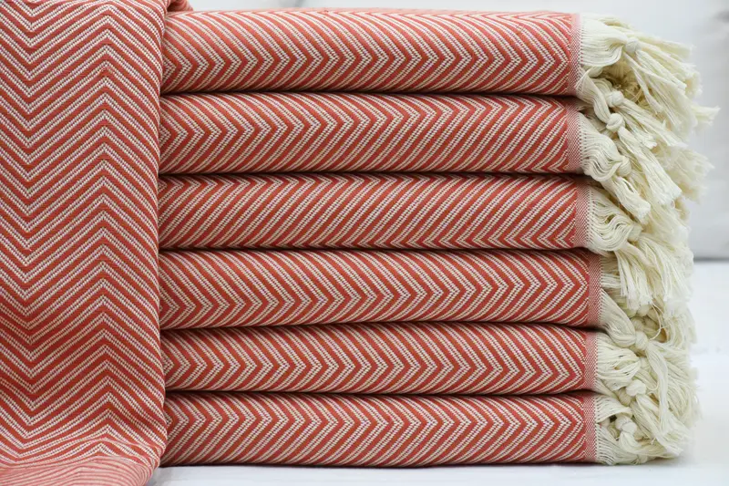 92x80 Cotton Striped Towel, Monogram Blanket, Personalized Gift For Her, Gift For The Home Decor, Boho Throw Blankets, Personalized Blanket - 1