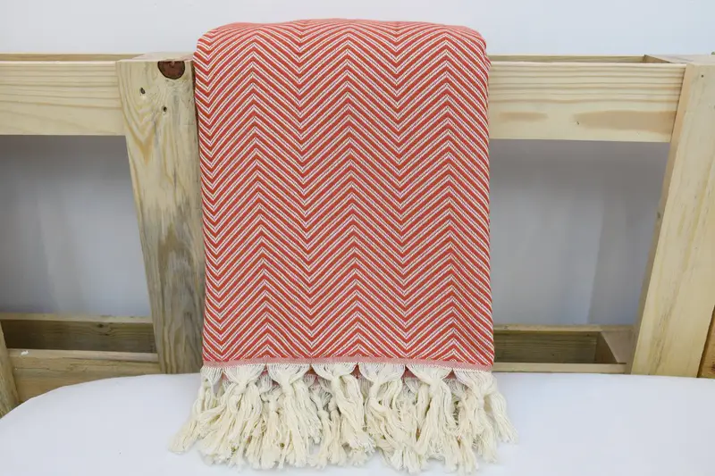 92x80 Cotton Striped Towel, Monogram Blanket, Personalized Gift For Her, Gift For The Home Decor, Boho Throw Blankets, Personalized Blanket - 7