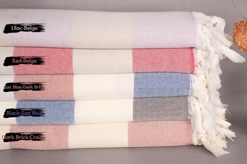 68x36 Cotton Striped Terry Towel, Baby Boy Gift, Bachelorette Party Gifts Bridesmaids, Turkish beach towel, Spa Gift Towel, Bachelorette Gifts - 2