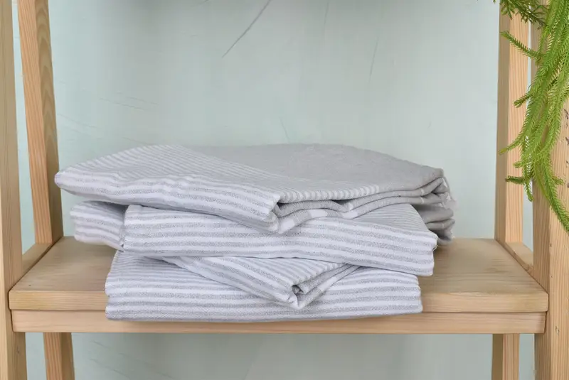 Soft towel, Gift For Coworker, Eco-friendly Turkish peshtemal towel, Monogram Beach Towel, Personalized Turkish Towel, 70x40 Cotton Striped Towel - 7