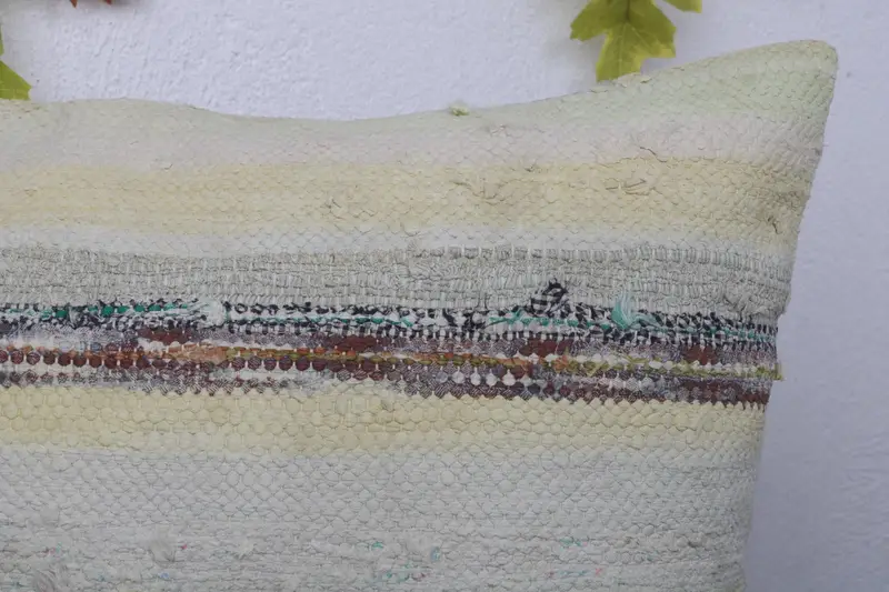 Pillow Sham, 16x24 Beige Pillow, Pillow for Couch, Vintage Pillow, Turkish Pillow, Colorful Cushion Case, Southwestern Cushion Cover - 5