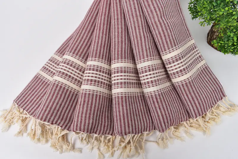Bridesmaid Gift, Small Bath Towels, Housewarming Gift, Personalized Dish Towel, 40x18 Cotton Striped Towel, Wedding Gift Ideas, Turkish Tea Towel - 4