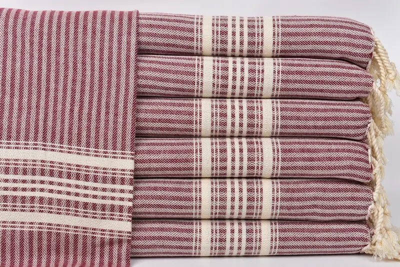 Bridesmaid Gift, Small Bath Towels, Housewarming Gift, Personalized Dish Towel, 40x18 Cotton Striped Towel, Wedding Gift Ideas, Turkish Tea Towel - 1