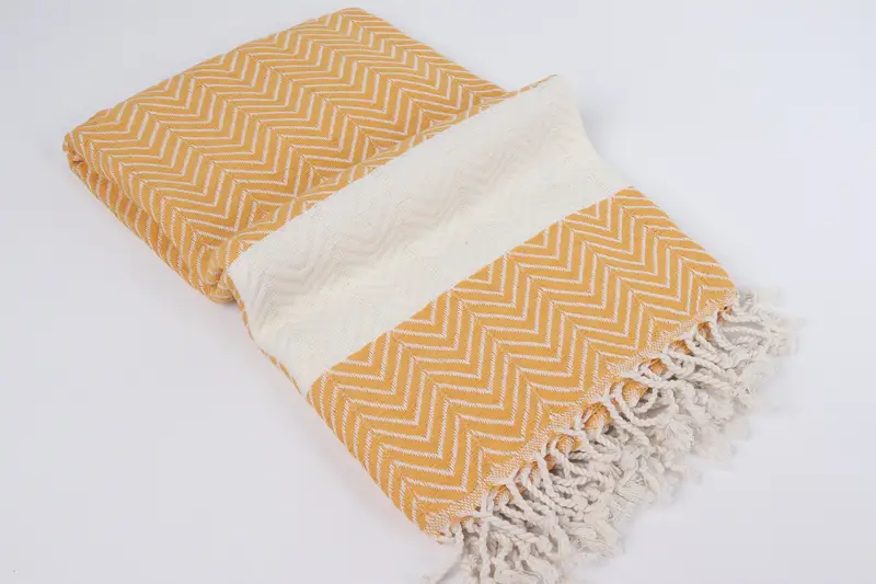 Family Gift, Turkish beach towel, Monogram Beach Towel, Personalized Towel Gift, Hammam towel, 70x40 Cotton Zig zag Towel, Turkish Bath Towel USA - 6