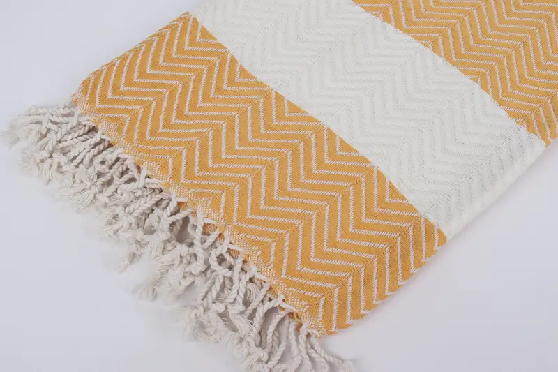 Family Gift, Turkish beach towel, Monogram Beach Towel, Personalized Towel Gift, Hammam towel, 70x40 Cotton Zig zag Towel, Turkish Bath Towel USA - 7