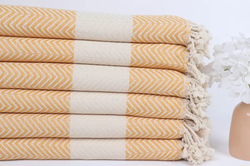Family Gift, Turkish beach towel, Monogram Beach Towel, Personalized Towel Gift, Hammam towel, 70x40 Cotton Zig zag Towel, Turkish Bath Towel USA - 3