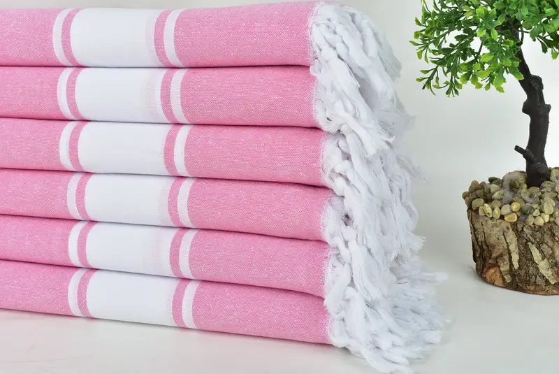 70x40 Cotton Striped Towel, Merry Christmas Gifts, Absorbent towel, Personalized Wedding Gift, Lightweight Turkish towel for beach, Gift For Him - 3