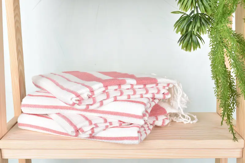 Eco-Friendly Turkish Towel, Housewarming Gift, 70x40 Cotton Striped Towel, Best Friend Gift Ideas, Bridal Shower Gift, Custom Wedding Gift - 7
