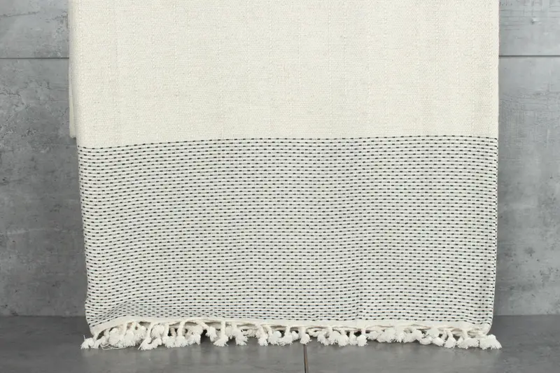 Wedding Hand Made Gift, 96x96 Cotton Polka Dot Towel, Bachelorette Gifts, Boho Throw Blankets, Custom Gift, Custom Shower Curtain, Throw Blanket - 8