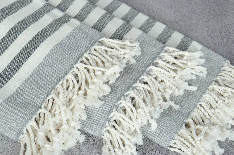 Luxury towel, Soft towel, Embroidery Towel, Memorial Gift, Bridesmaid Towel, Personalized Bridesmaid Gift, 68x40 Cotton Striped Terry Towel - 5