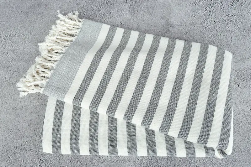 Luxury towel, Soft towel, Embroidery Towel, Memorial Gift, Bridesmaid Towel, Personalized Bridesmaid Gift, 68x40 Cotton Striped Terry Towel - 6