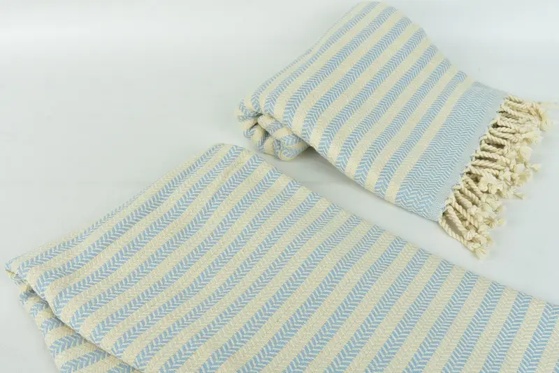Gift Towel, Summer Gift, Authentic Turkish hammam peshtemal, Bridal Shower Gift, Wedding Gift, 70x40 Cotton Chevron Towel, Bachelorette Towel - 7