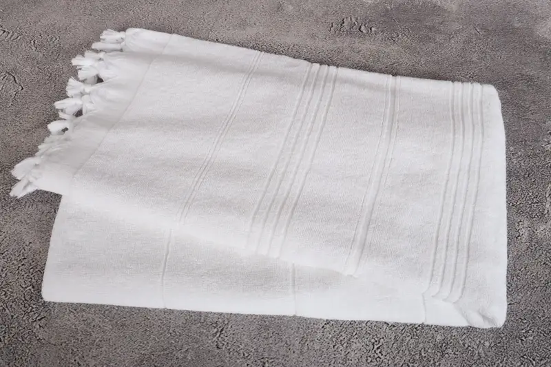 Bachelor Party Favors, Bridesmaid Gift, Quick-dry peshtemal, 70x36 Cotton Striped Terry Towel, Turkish Towel Beach Towel, Turkish hand towel - 6