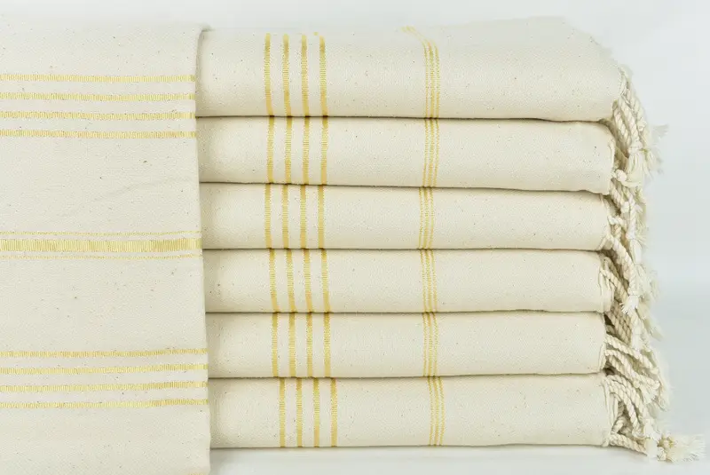 Wedding Towel, Absorbent Turkish towel, Gym Towel, Quick-Dry Beach Towel, Personalize Gift, Personalized Towel, 70x40 Cotton Striped Towel - 1