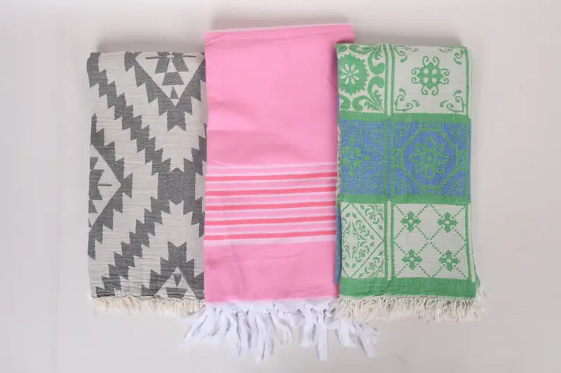 70x40 Cotton Set of 8 Towel, Turkish beach towel, Organic Turkish towel, Valentines Gift, Hammam towel, Halloween Bachelorette Party Favors - 7