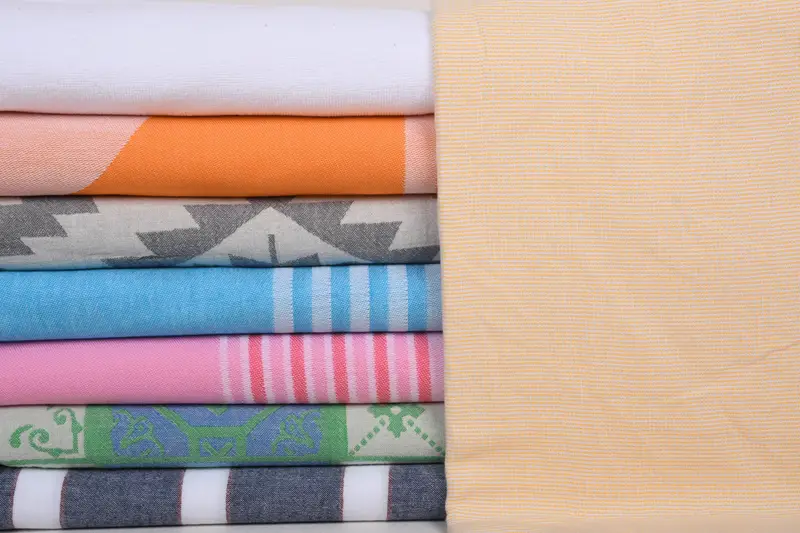 70x40 Cotton Set of 8 Towel, Turkish beach towel, Organic Turkish towel, Valentines Gift, Hammam towel, Halloween Bachelorette Party Favors - 1