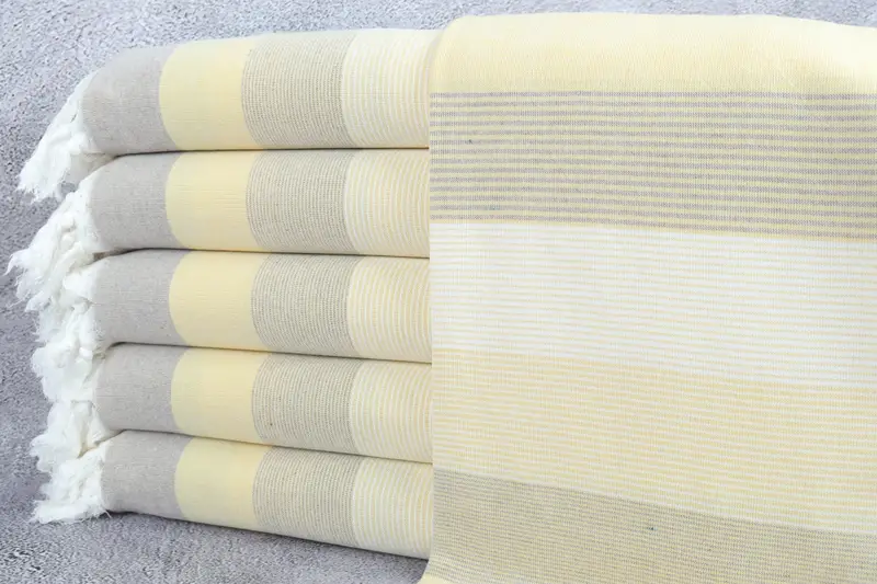 Handmade Gift, Bachelor Gifts, Luxury towel, Spa Gift Towel, Wedding Towel, Wedding Anniversary Gift, 68x40 Cotton Striped Towel, Housewarming Gift - 1