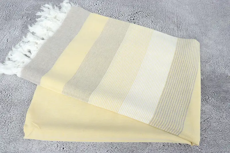 Handmade Gift, Bachelor Gifts, Luxury towel, Spa Gift Towel, Wedding Towel, Wedding Anniversary Gift, 68x40 Cotton Striped Towel, Housewarming Gift - 6
