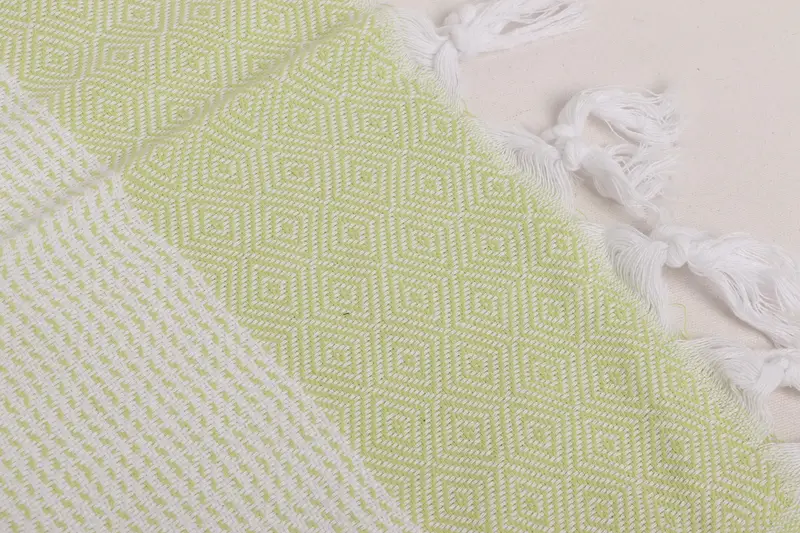 Organic Tea Towel, Wedding Favors, Travel Towel, Best Friend Gift, Kitchen Towel, Wedding Shower Gift, 40x18 Cotton Diamond Towel, Custom Hand Towel - 6
