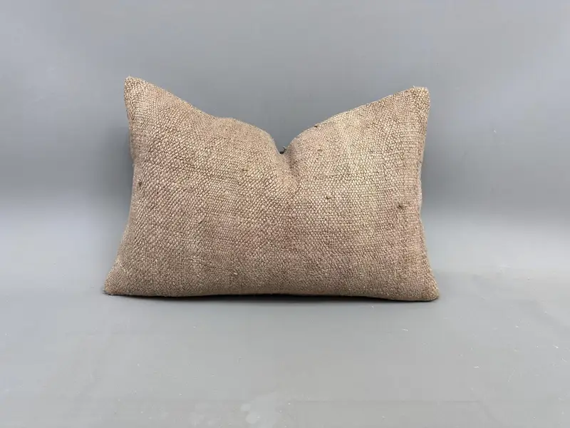 Handgewebtes Kelim-Wurfkissen, besticktes Kissen im Südwesten