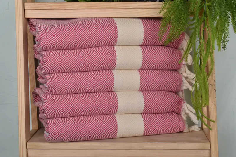 36x20 Cotton Diamond Towel, Gift For Him, Embroidery Towels, Guest Towel, Personalized Hand Towel, Monogram Kitchen Towel, Personalized Dish Towel - 1