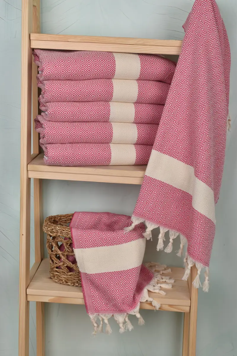 36x20 Cotton Diamond Towel, Gift For Him, Embroidery Towels, Guest Towel, Personalized Hand Towel, Monogram Kitchen Towel, Personalized Dish Towel - 3
