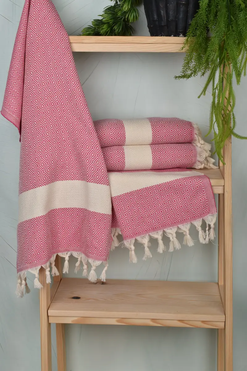36x20 Cotton Diamond Towel, Gift For Him, Embroidery Towels, Guest Towel, Personalized Hand Towel, Monogram Kitchen Towel, Personalized Dish Towel - 6