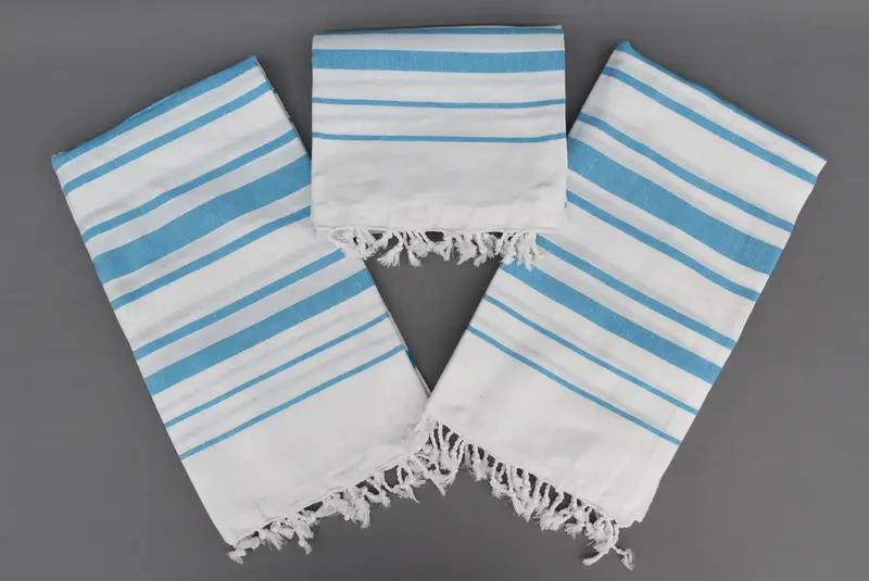 Organic Towel, Organic towel, Organic cotton Turkish peshtemal towel, Bridesmaid Gift, 70x40 Cotton Striped Towel, Travel towel, Birthday Gift - 4