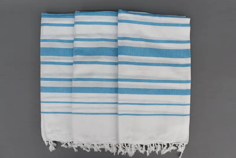 Organic Towel, Organic towel, Organic cotton Turkish peshtemal towel, Bridesmaid Gift, 70x40 Cotton Striped Towel, Travel towel, Birthday Gift - 3