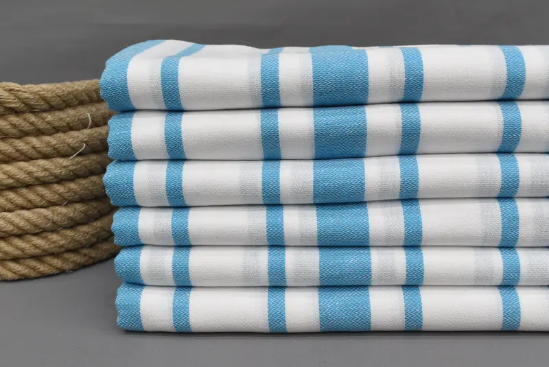 Organic Towel, Organic towel, Organic cotton Turkish peshtemal towel, Bridesmaid Gift, 70x40 Cotton Striped Towel, Travel towel, Birthday Gift - 2
