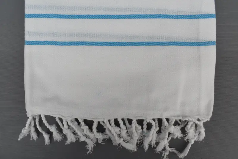 Organic Towel, Organic towel, Organic cotton Turkish peshtemal towel, Bridesmaid Gift, 70x40 Cotton Striped Towel, Travel towel, Birthday Gift - 6