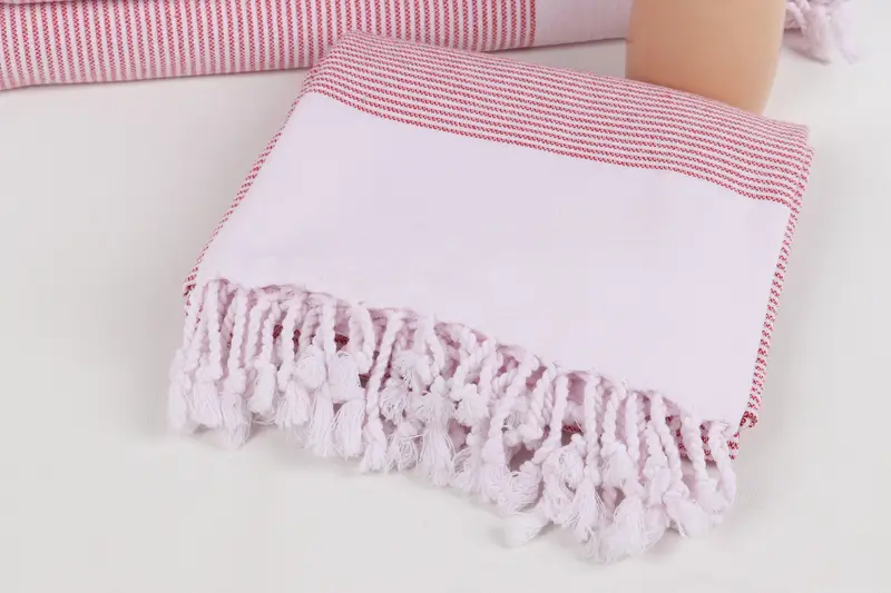 Travel Towel, Bachelorette Party Gift, Turkish beach towel, Bridesmaid Gifts, Maid Of Honor Gift, 70x36 Cotton Striped Towel, Towel With Name - 5