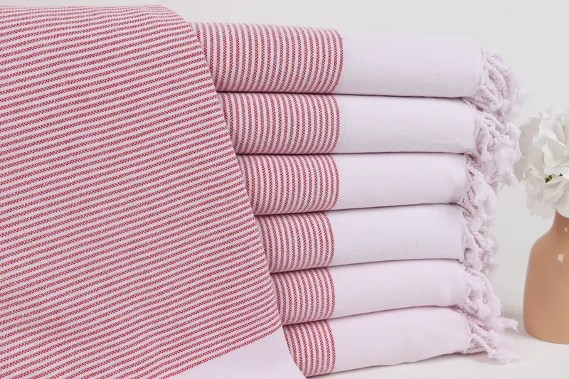 Travel Towel, Bachelorette Party Gift, Turkish beach towel, Bridesmaid Gifts, Maid Of Honor Gift, 70x36 Cotton Striped Towel, Towel With Name - 1