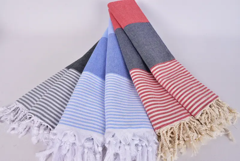 Monogrammed Turkish Towel, Bachelor Bachelorette Party Favors, Custom Wedding Gifts, Absorbent towel, 70x40 Cotton Striped Towel, Spa Gift - 4