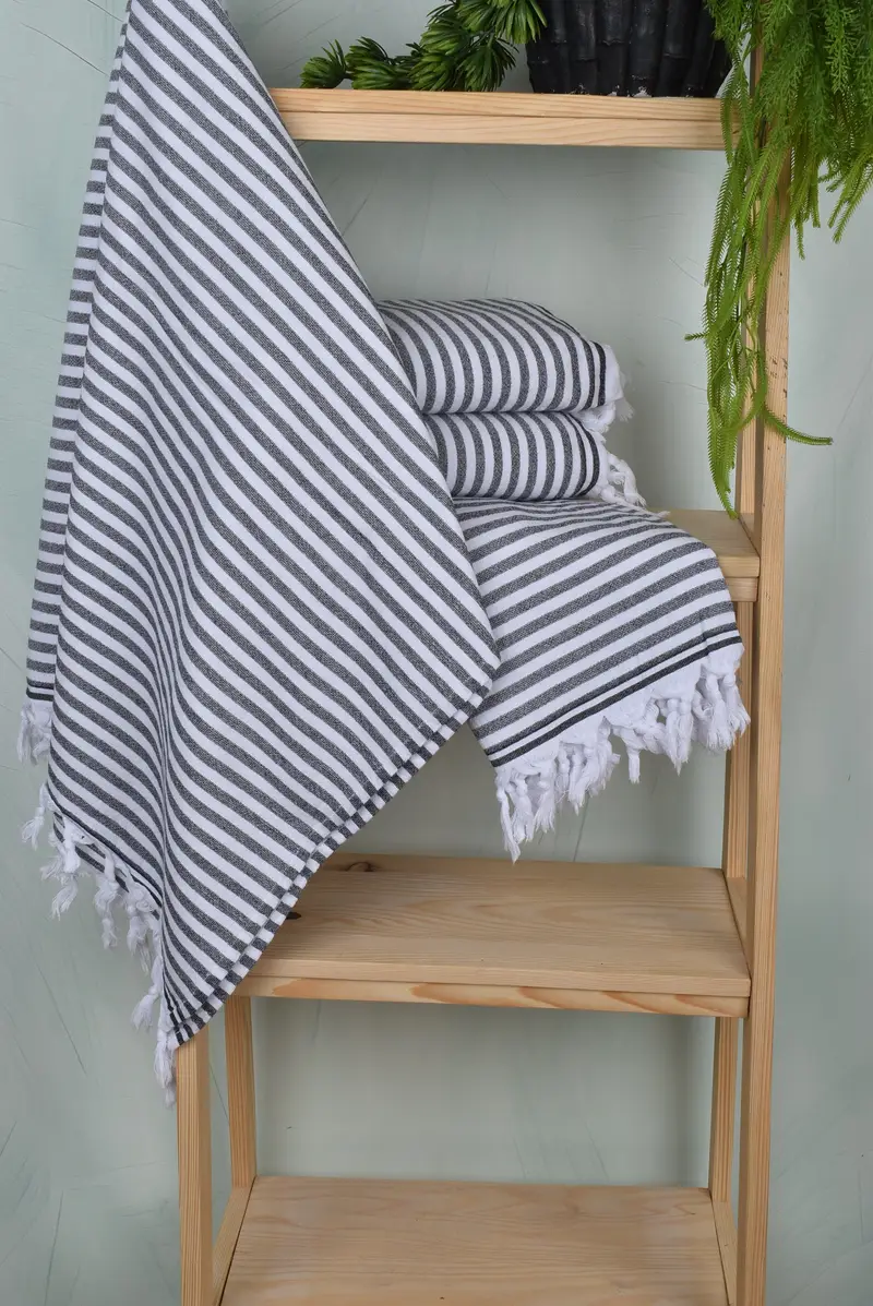 Personalized Beach Towel, Beach Towel Gift, 70x36 Cotton Terry Striped Towel, Bridesmaid Towel, Personalized Gifts, Personalized Gift For Her - 6