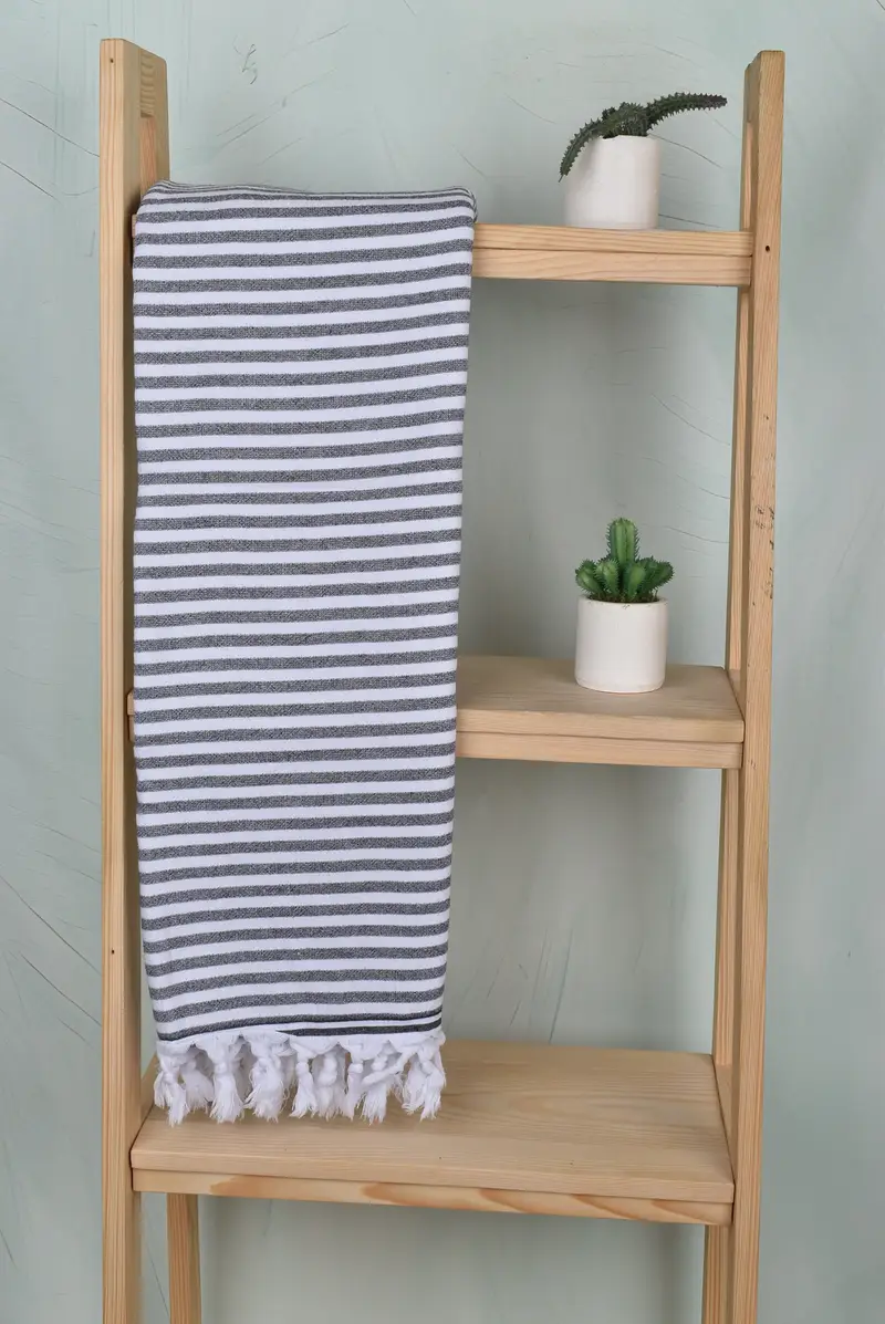 Personalized Beach Towel, Beach Towel Gift, 70x36 Cotton Terry Striped Towel, Bridesmaid Towel, Personalized Gifts, Personalized Gift For Her - 8