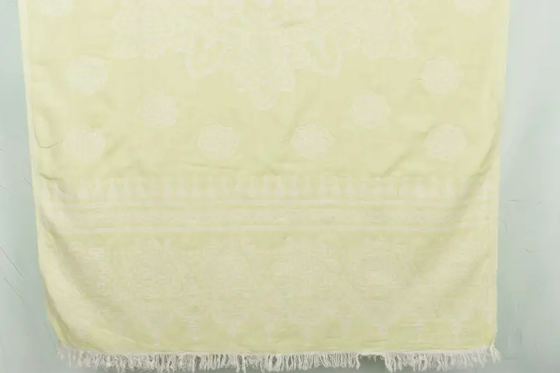 74x36 Cotton Floral Patterned Towel, Bachelorette Favors Beach, Thin towel, Embroidered Towel, Custom Wedding Towel, Christmas Gift, Quick-dry towel - 1