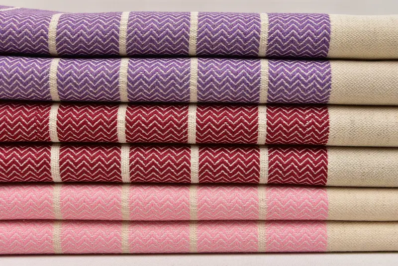 Bachelor Gift, Monogrammed Beach Towel, Pool Towels, Fouta towel, Gift For Him, Eco-friendly Turkish peshtemal towel, 68x40 Linen Zig zag Towel - 2