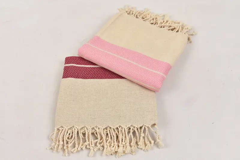 Bachelor Gift, Monogrammed Beach Towel, Pool Towels, Fouta towel, Gift For Him, Eco-friendly Turkish peshtemal towel, 68x40 Linen Zig zag Towel - 7