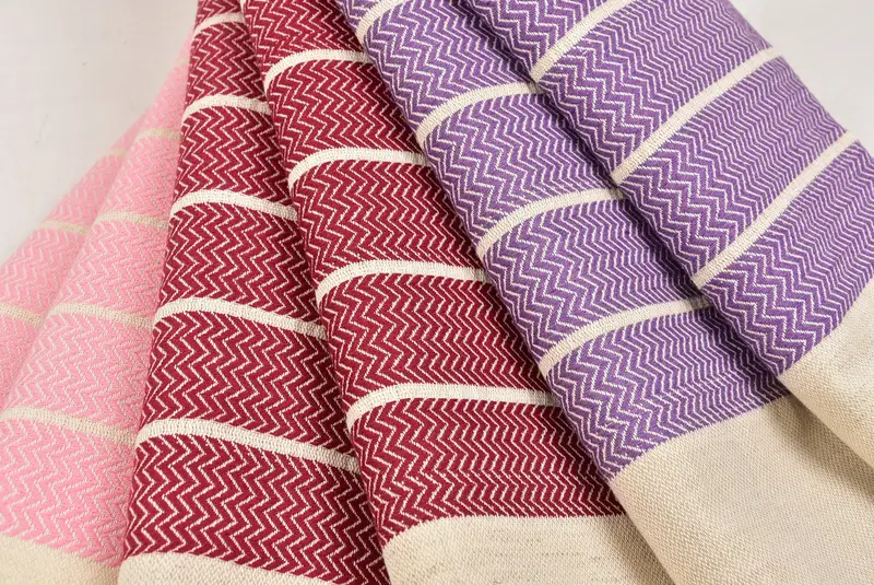 Bachelor Gift, Monogrammed Beach Towel, Pool Towels, Fouta towel, Gift For Him, Eco-friendly Turkish peshtemal towel, 68x40 Linen Zig zag Towel - 5