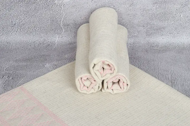 40x20 Linen Kilim Design Towel, Turkish Tea Towel, Gift For Her, Bridesmaid Towel, Wedding Favors, Spa Towel, Family Gift, Monogram Kitchen Towel - 7