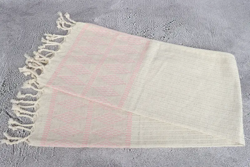 40x20 Linen Kilim Design Towel, Turkish Tea Towel, Gift For Her, Bridesmaid Towel, Wedding Favors, Spa Towel, Family Gift, Monogram Kitchen Towel - 6