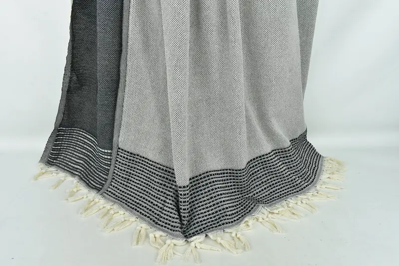 Beach Theme Bachelorette Party, Tablecloth, Decorative Bedspread, 96x92 Cotton Striped Towel, Woven Blanket, Bridesmaid Proposal Gift, Bedspread - 8