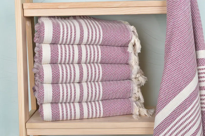 Özel Havlu, Hamam Havlu ABD, Toplu Sipariş Havlu, Hızlı Dry Beach Havlu, Bachelor Hediyeleri, En İyi Arkadaş Hediyesi, 70x40 Pamuk Çizgili Havlu - 1