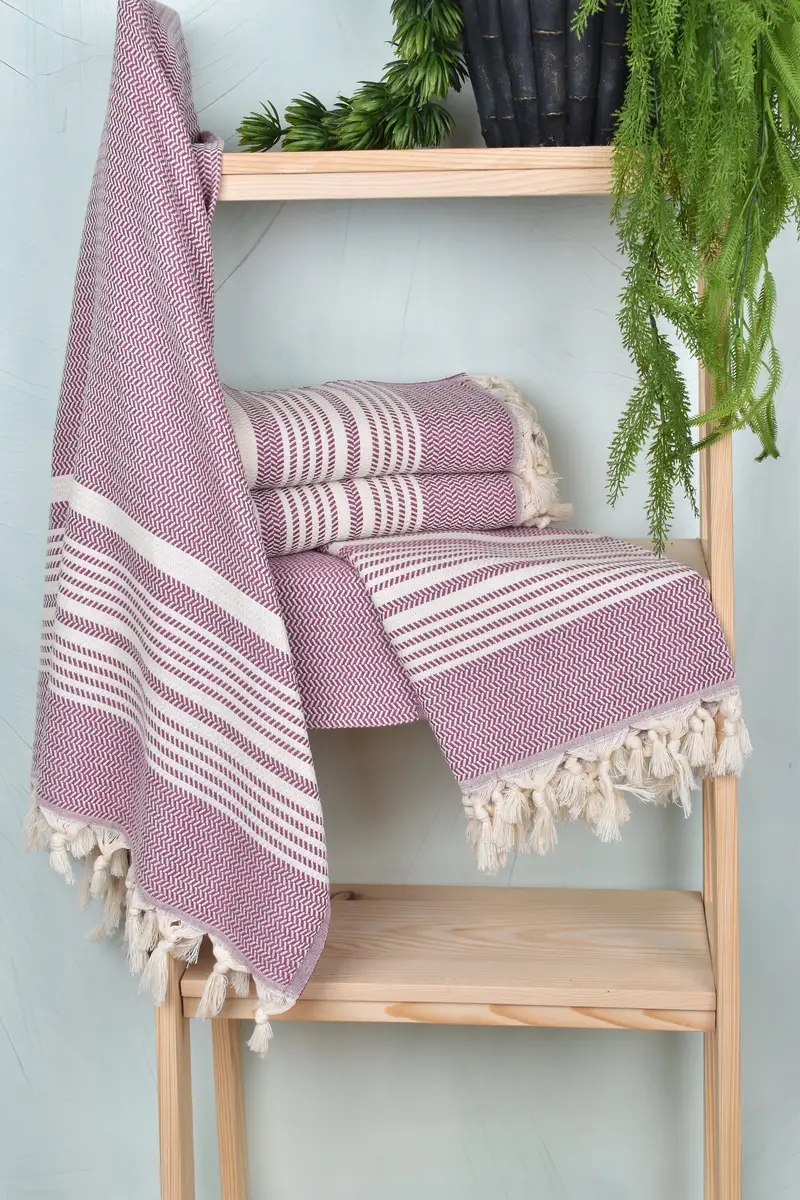 Özel Havlu, Hamam Havlu ABD, Toplu Sipariş Havlu, Hızlı Dry Beach Havlu, Bachelor Hediyeleri, En İyi Arkadaş Hediyesi, 70x40 Pamuk Çizgili Havlu - 6