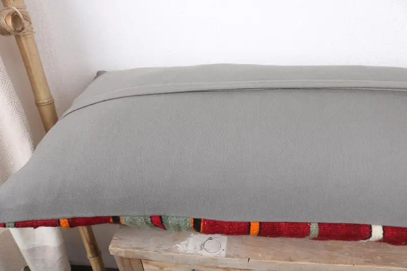 Boho Pillow, Pet Pillow Sham, Nautical Throw Cushion Case, Pillow Cover, Pillow for Sofa, Home Decor Pillow, 16x48 Red Pillow Sham, Car Pillow Case - 6